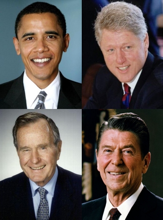 Three or four of the last five US Presidents have been left-handed